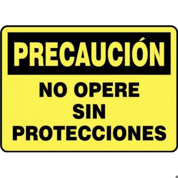 Accuform OSHA CAUTION Safety Sign DO NOT SHMEQM713VP SHMEQM713VP - main